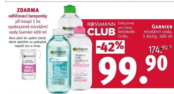Micelární voda Garnier