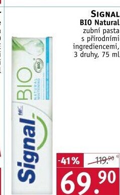 Pasty na zuby bio Natural Signal