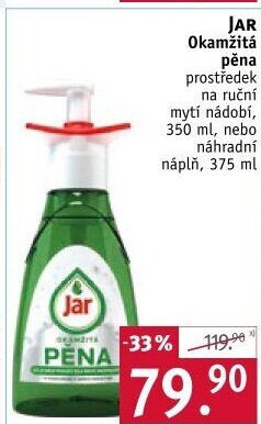 Pěna na nádobí Jar