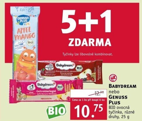 Tyčinka ovocná Babydream