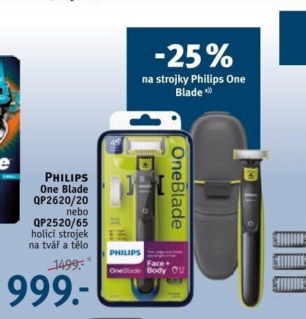 Zastřihovač Philips OneBlade QP2620/20