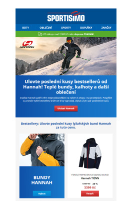 akční leták Sportisimo 31.1.2022-5.2.2022