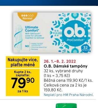 O.B. Dámské tampóny