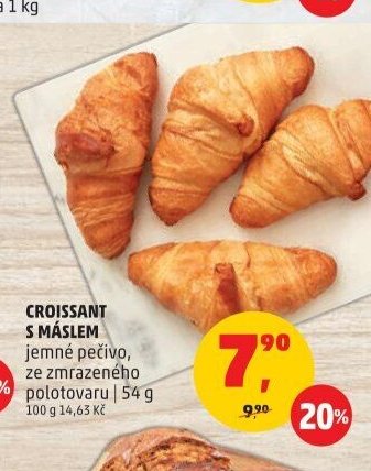 Croissant s máslem