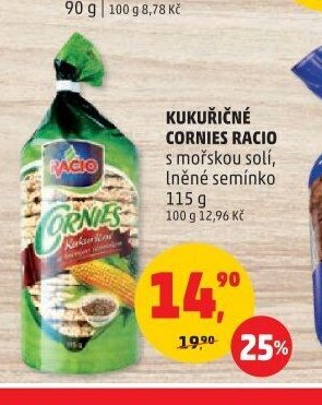 Kukuřičné Cornies Racio