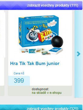 Hra Tik Tak Bum junior