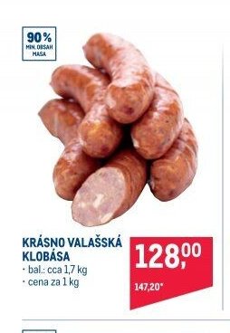 KRÁSNO VALAŠSKÁ KLOBÁSA