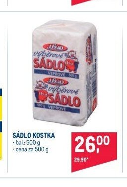 SÁDLO KOSTKA