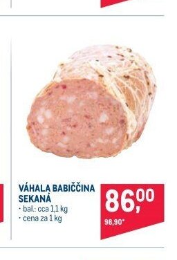 VÁHALA BABIČČINA SEKANÁ