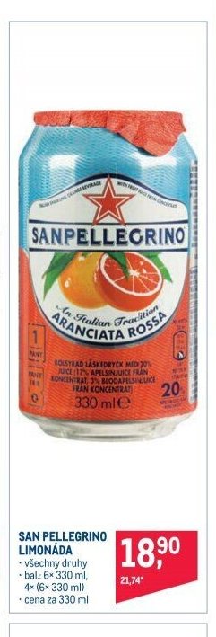 San Pellegrino limonáda