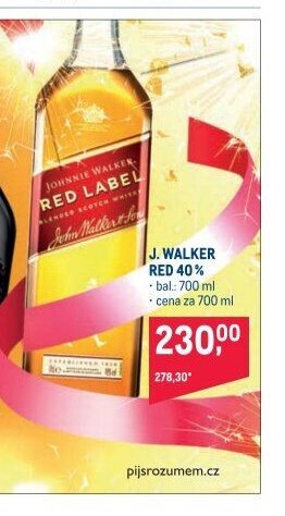 J. WALKER RED 40%
