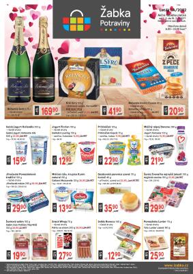 akční leták Žabka 2.2.2022-15.2.2022