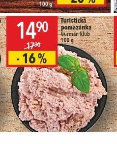 Turistická pomazánka Gurmán klub