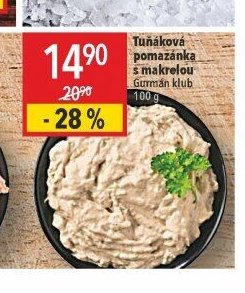 Tuňáková pomazánka s makrelou Gurmán klub
