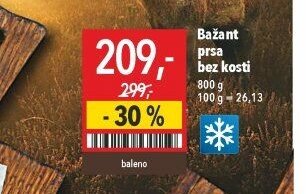 Bažant prsa bez kosti 800 g