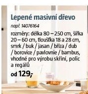 Lepené masivní dřevo