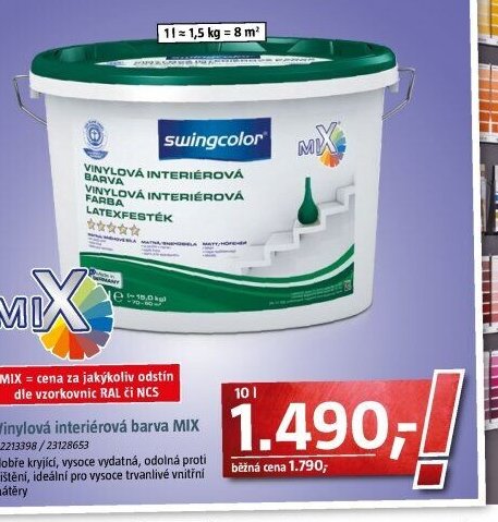 Vinylová interiérová barva MIX