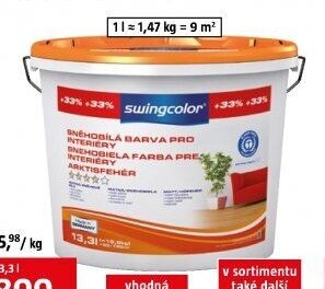 Swingcolor sněhobílá barva pro interiéry
