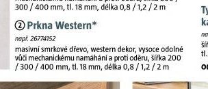 Prkna Western