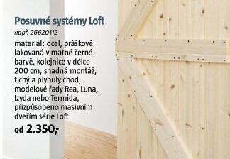 Kování pro posuvné dveře Pertura