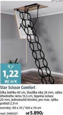 Půdní schody Star Stairs