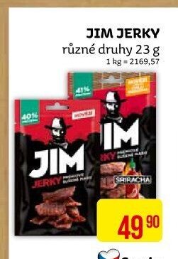 JIM JERKY různé druhy 23 g