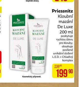 Priessnitz Kloubní mazání De Luxe 200 ml