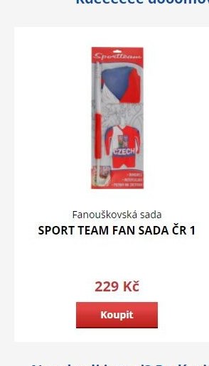 SPORT TEAM FAN SADA ČR 1