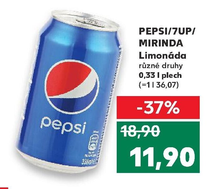 Pepsi/7UP/Mirinda Limonáda