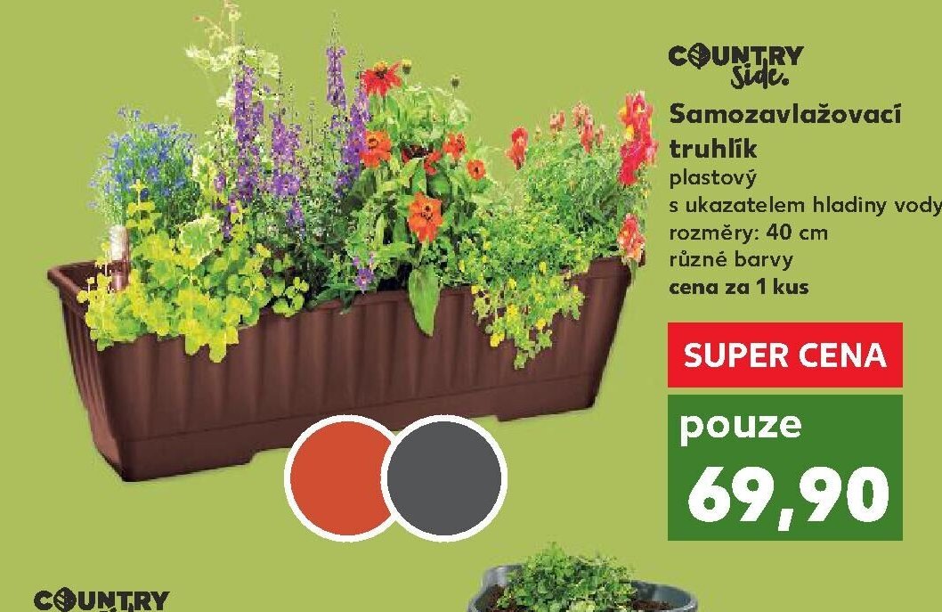 Samozavlažovací truhlík