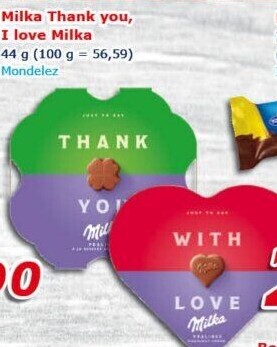 Bonboniéra Thank you Milka