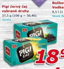 Černý Pigi čaj Jemča