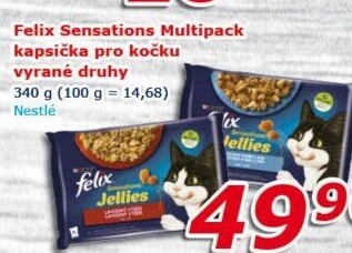Kapsičky pro kočky Sensations Felix Purina