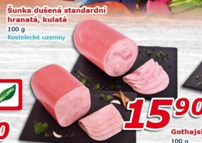 Šunka dušená standard hranatá Kostelecké uzeniny