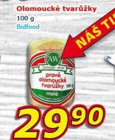 Sýr tvarůžky olomoucké A.W.