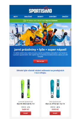 akční leták Sportisimo 6.2.2022-11.2.2022