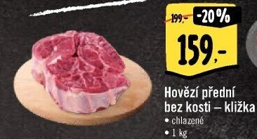 Hovězí přední bez kosti - kližka
