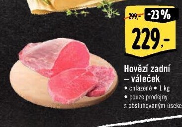 Hovězí zadní váleček