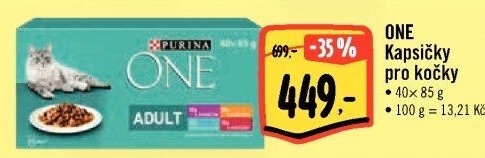 Kapsičky pro kočky One Purina