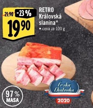 Královská slanina Albert Retro
