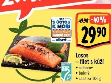 Losos filety Albert