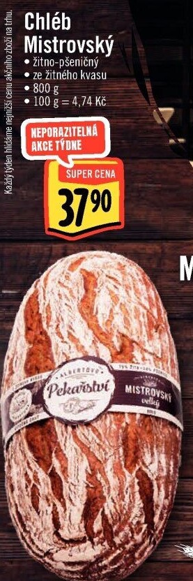 Mistrovský chléb Albert