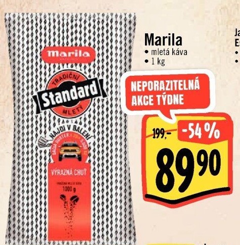 Mletá káva Standard Marila