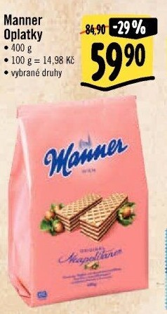 Oplatky Manner