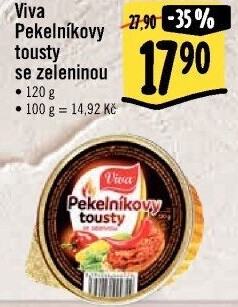 Paštika Pekelníkovy tousty Viva Carne