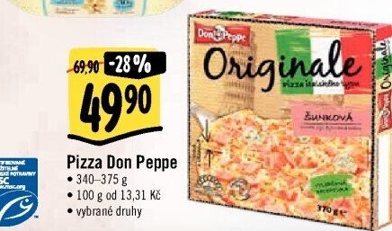 Pizza mražená Don Peppe