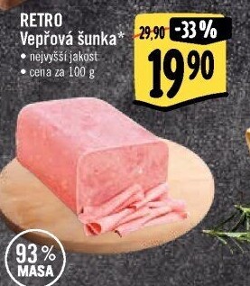 Šunka vepřová nejvyšší jakosti Albert Retro