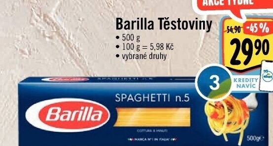 Těstoviny Barilla
