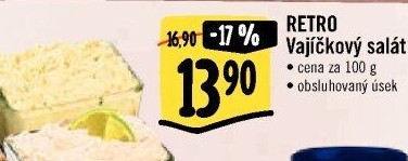 Vajíčkový salát Albert Retro