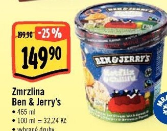 Zmrzlina v kelímku Ben&amp